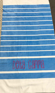 Delta Gamma Beach Towel