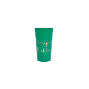 Kappa Delta Gold Foil Stadium Cup