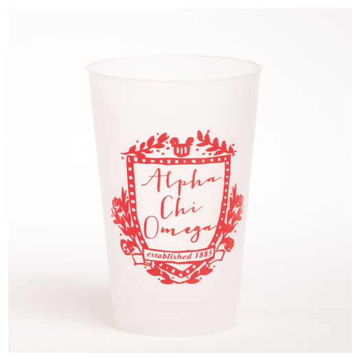 Alpha Chi Omega Motif Frost Flex Cup