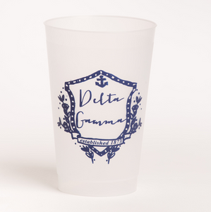 Delta Gamma Motif Frost Flex Cup