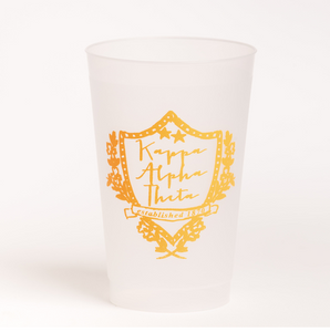 Kappa Alpha Theta Motif Frost Flex Cup