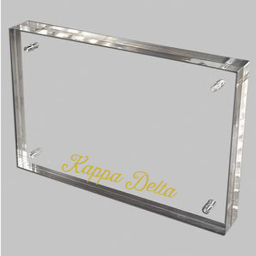 Kappa Delta Gold and Acrylic Picture Frame
