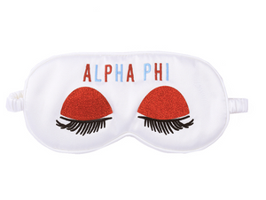 Alpha Phi Satin Sleep Mask