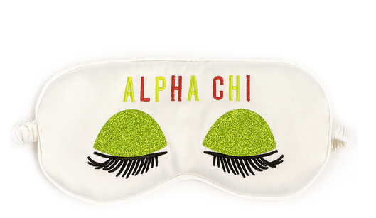 Alpha Chi Omega Satin Sleep Mask