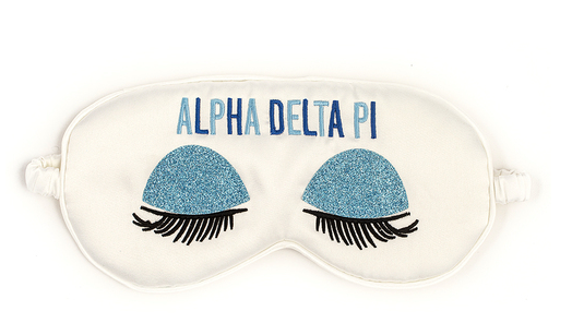 Alpha Delta Pi Satin Sleep Mask