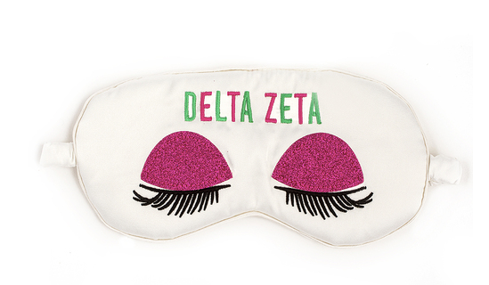 Delta Zeta Satin Sleep Mask