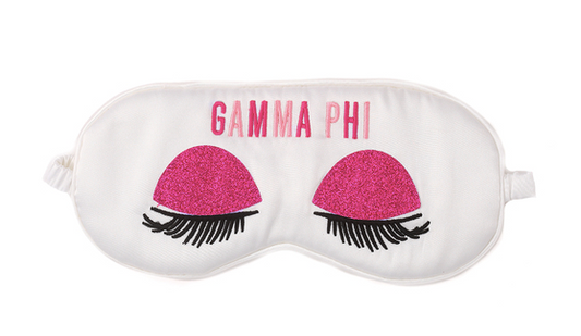 Gamma Phi Beta Satin Sleep Mask