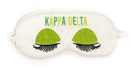 Kappa Delta Satin Sleep Mask