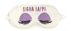 Sigma Kappa Satin Sleep Mask
