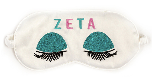 Zeta Tau Alpha Satin Sleep Mask