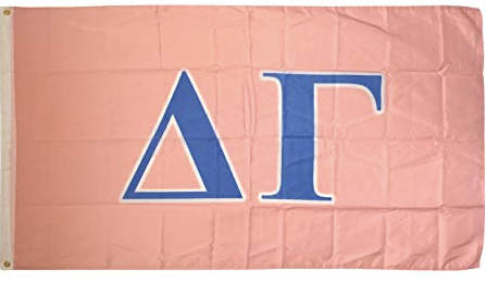 Delta Gamma 3' X 5' Letter Flag