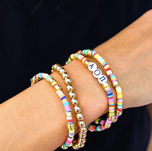 Alpha Gamma Delta Beaded Bracelets