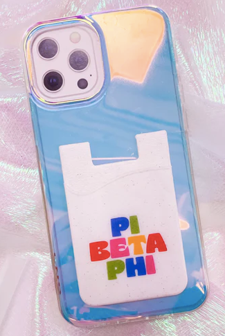 Gamma Phi Beta Shimmer Phone Wallet