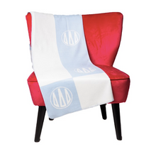 Delta Delta Delta Greek Letter Blanket