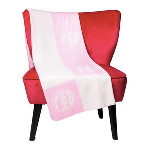 Gamma Phi Beta Greek Letter Blanket