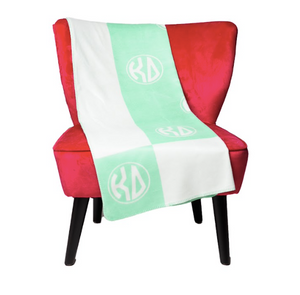 Kappa Delta Greek Letter Blanket