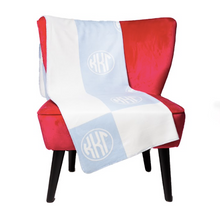 Kappa Kappa Gamma Greek Letter Blanket