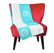 Zeta Tau Alpha Greek Letter Blanket