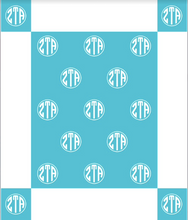 Zeta Tau Alpha Greek Letter Blanket