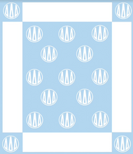 Delta Delta Delta Greek Letter Blanket