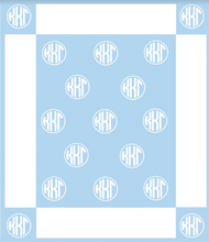 Kappa Kappa Gamma Greek Letter Blanket