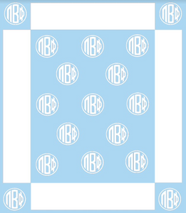 Pi Beta Phi Greek Letter Blanket