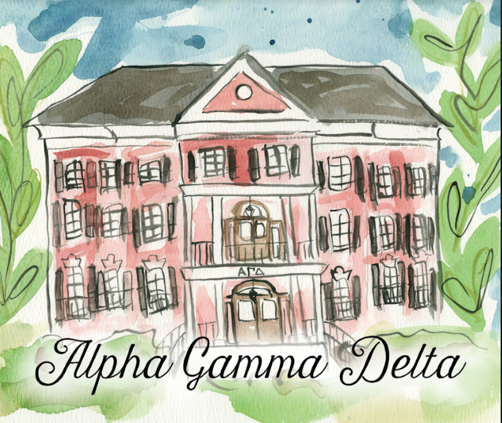 Alpha Gamma Delta House Blanket
