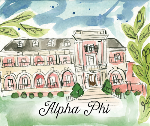 Alpha Phi House Blanket