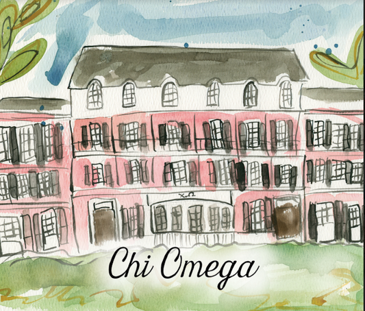 Chi Omega House Blanket