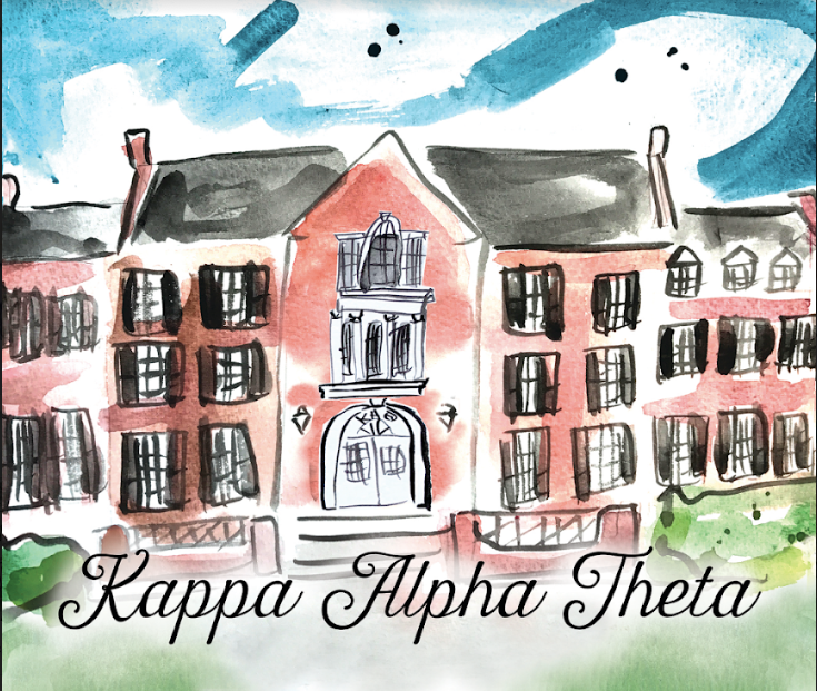 Kappa Alpha Theta House Blanket