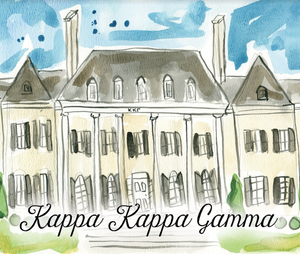 Kappa Kappa Gamma House Blanket