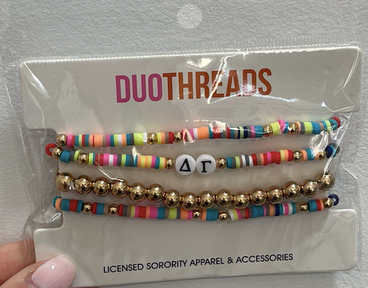 Delta Gamma Beaded Bracelets