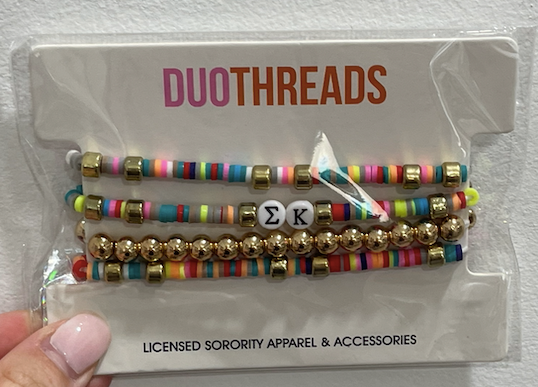 Sigma Kappa Beaded Bracelets