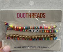 Alpha Gamma Delta Beaded Bracelets