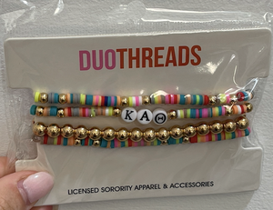 Kappa Alpha Theta Beaded Bracelets