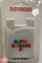 Alpha Omicron Pi Shimmer Phone Wallet