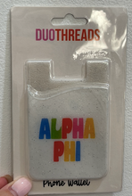 Alpha Phi Shimmer Phone Wallet