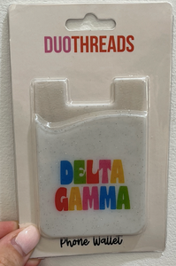 Delta Gamma Shimmer Phone Wallet