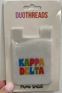 Kappa Delta Shimmer Phone Wallet