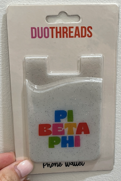 Pi Beta Phi Shimmer Phone Wallet