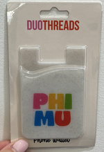 Phi Mu Shimmer Phone Wallet