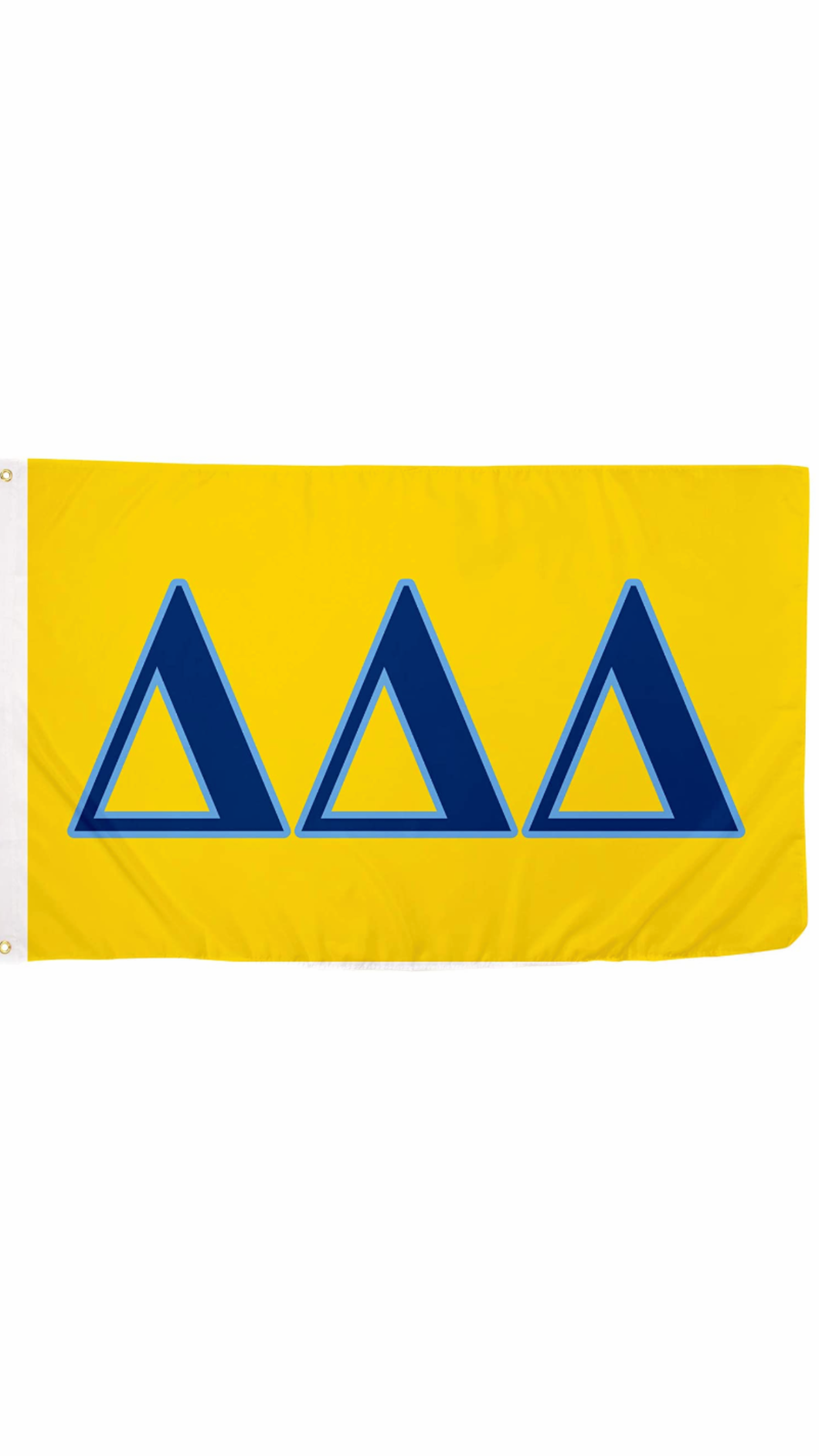 Delta Delta Delta 3' X 5' Letter Flag