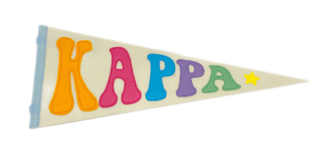 Kappa Kappa Gamma Pennant Flag